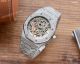 New Copy Audemars Piguet Royal Oak Watch Silver Frosted Skeleton Dial (3)_th.jpg